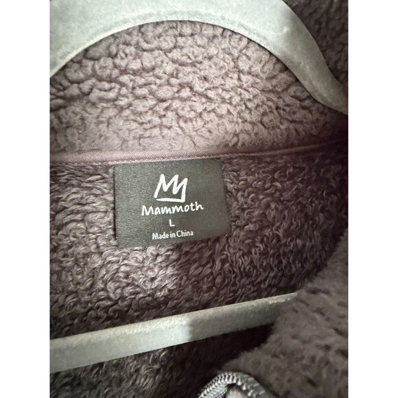 WOMENS SHERPA CHARCOAL GRAY MAMMOTH MOUNTAIN JACKET SZ LARGE - Picture 3 of 3